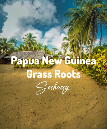Kawa ziarnista świezo palona na zamówienie Papua-Nowa Gwinea Grass Roots