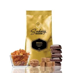 Kawa Brazylia Cemorrado Sweet — nuty smakowe: Słodycz. Świeżo palona kawa ziarnista Palarnia Sochaccy