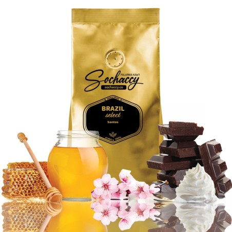 Brazylia Select Santos | Kawa Ziarnista | Świeżo Palona Arabica