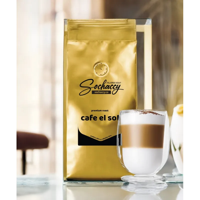 Kawa ziarnista Cafe el Sol — autorska mieszanka Rzemieślniczej Palarni Kawy Sochaccy
