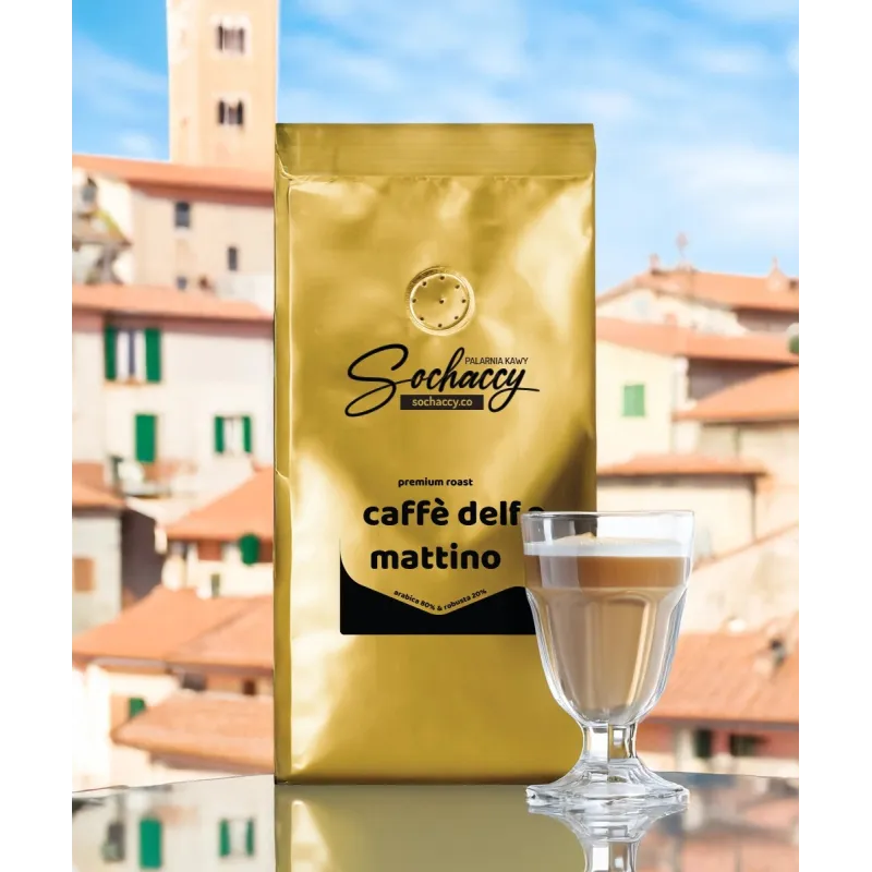 Kawa ziarnista Caffè del mattino — autorska mieszanka Rzemieślniczej Palarni Kawy Sochaccy
