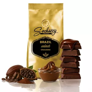 Kawa Brazylia Select Chocolate — nuty smakowe: Czekolada. Świeżo palona kawa ziarnista Palarnia Sochaccy
