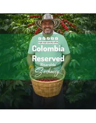 Plantacja kawy Kolumbia Reserved Risaralda — Risaralda, Kolumbia, uprawa 1,600-1,800 m n.p.m., świeżo palona Arabica