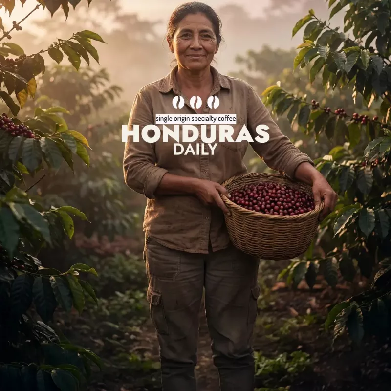 Plantacja kawy Honduras Daily — Comayagua/Montecillos, Honduras, świeżo palona Arabica