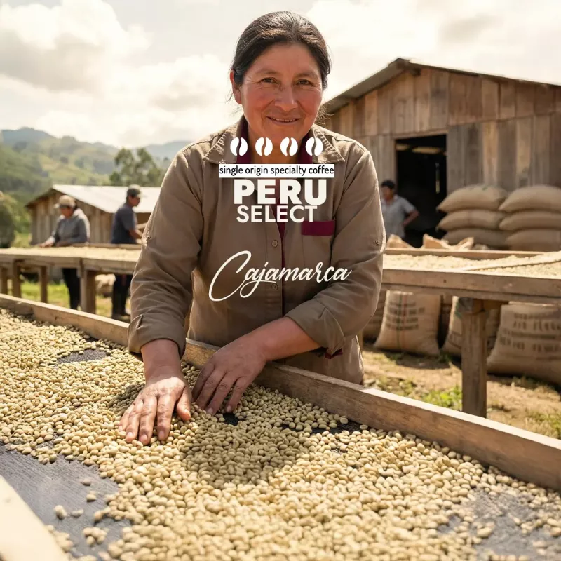 Plantacja kawy Peru Select Cajamarca — Cajamarca, Peru, świeżo palona Arabica