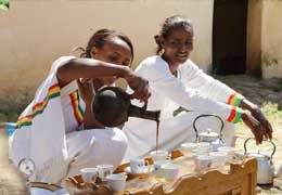 Etiopia: Legendarny Dom Kawy Arabica - Odkryj Tajemnice Świeżo Palonej Kawy