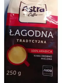 Opakowanie kawy Astra Łagodna Tradycyjna