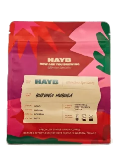 Opakowanie kawy HAYB Burundi Mubuga Filtr