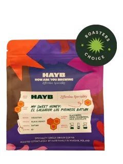 Opakowanie kawy HAYB My sweet Honey: El Salvador Los Pirineos Batian