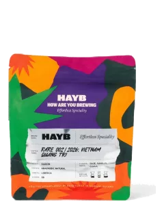 Opakowanie kawy HAYB Rare 002/2026: Vietnam Quang Tri