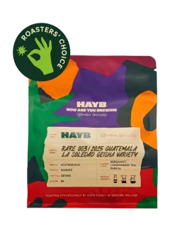 Opakowanie kawy HAYB Rare 003/2025 Guatemala La Soledad Geisha Variety