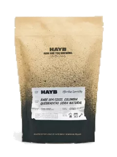 Opakowanie kawy HAYB Rare 004/2026: Colombia Quebraditas Sidra Natural Espresso